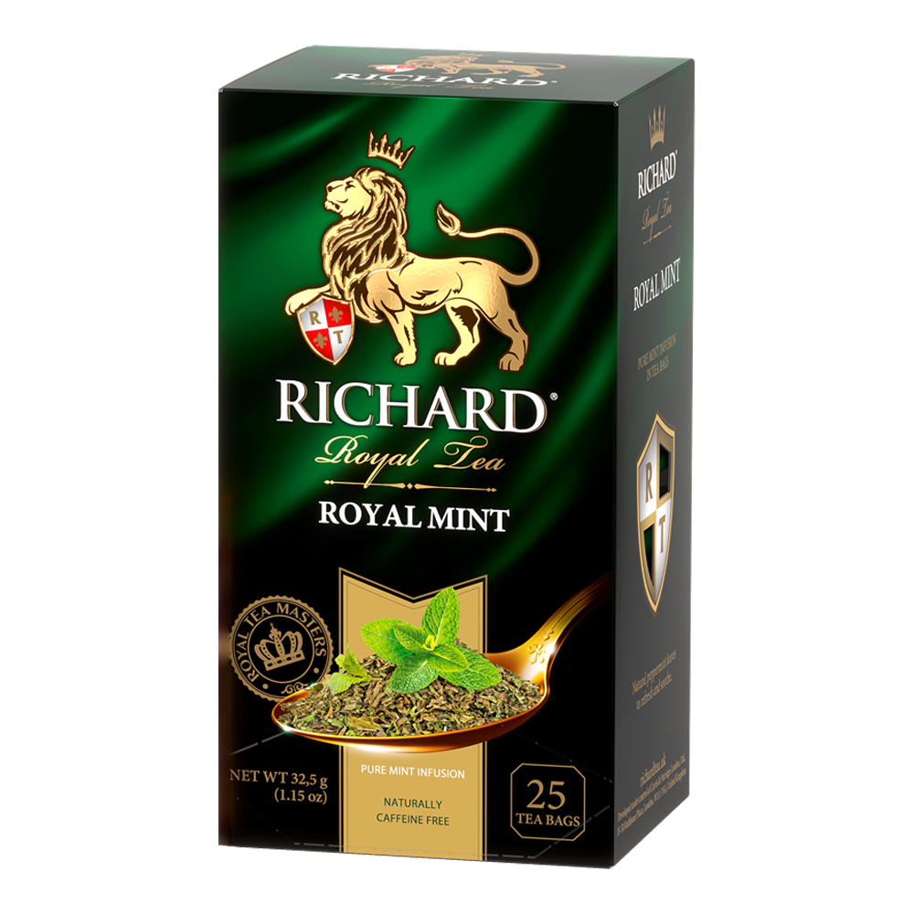 Tea Herbal Royal Mint – Box – 25 Tea Bags – 2.2 oz (62 gr)